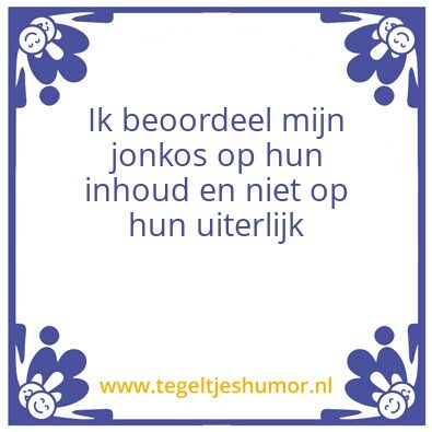 Tegeltje: .