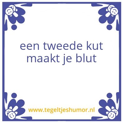 Tegeltje: Goedhart