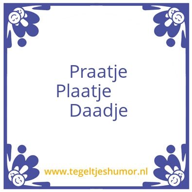 Tegeltje: Daan 1