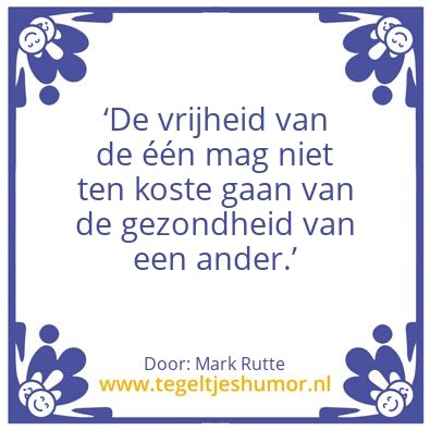 Tegeltje: #blijfthuis