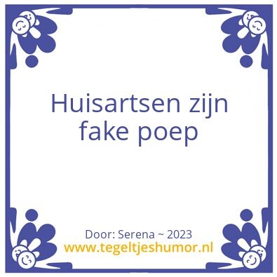 Tegeltje: Tegeltje