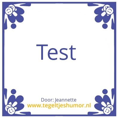 Tegeltje: Humor Hansje