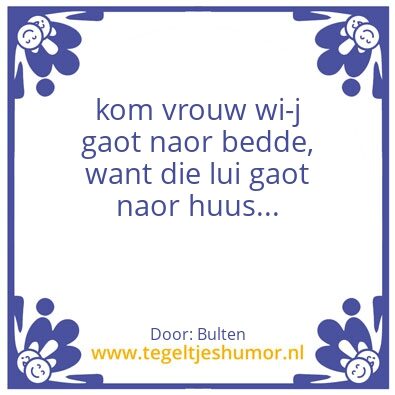 Tegeltje: Bulten