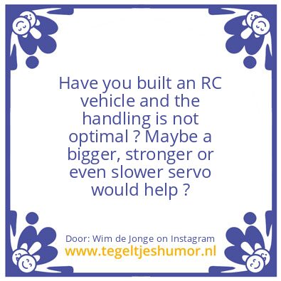 Tegeltje: Bigger steering sevo ?