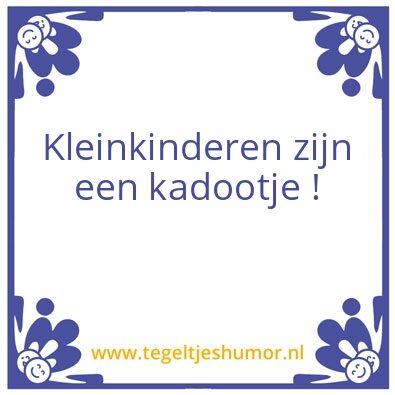 Tegeltje: Geluk