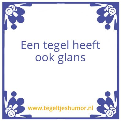 Tegeltje: Test