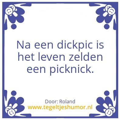Tegeltje: Picknick