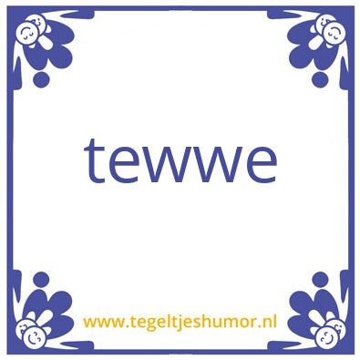 Tegeltje: test