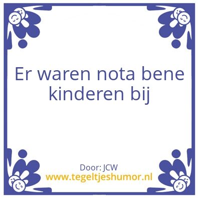 Tegeltje: Gevaarlijke situatie