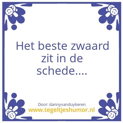 Tegeltje: Tegel