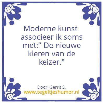 Tegeltje: Ik ben Gerrit.