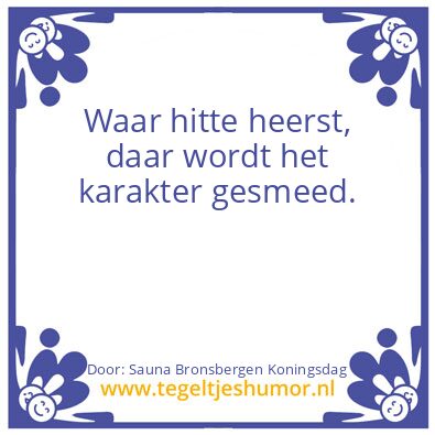 Tegeltje: Koninklijke wijsheid