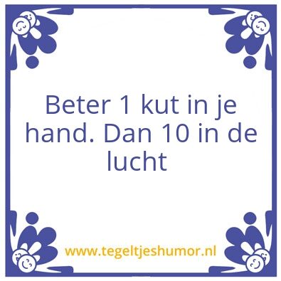 Tegeltje: Henkie