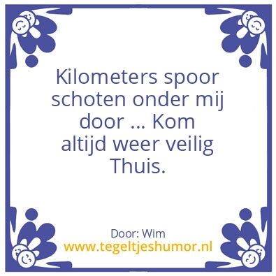 Tegeltje: Huiswaarts keren