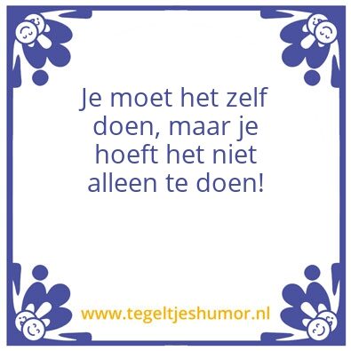 Tegeltje: Bewustwording