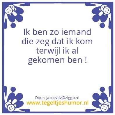 Tegeltje: Jacco