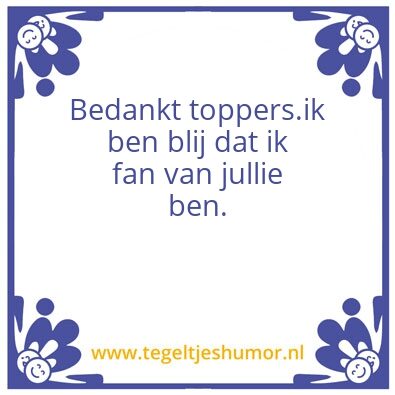 Tegeltje: Collega’s