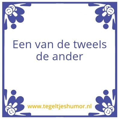 Tegeltje: Ander