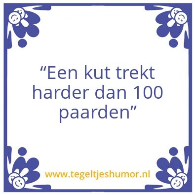 Tegeltje: Kracht