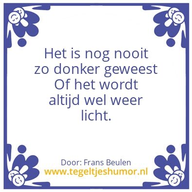 Tegeltje: Afscheid