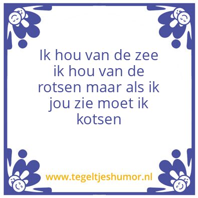 Tegeltje: Tegeltje