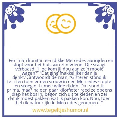 Tegeltje: Mercedes