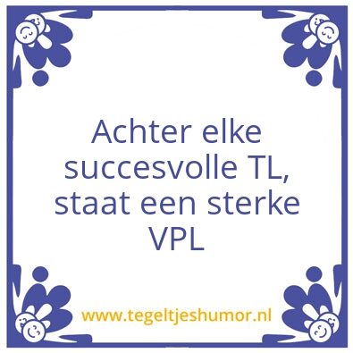 Tegeltje: Tl vpl