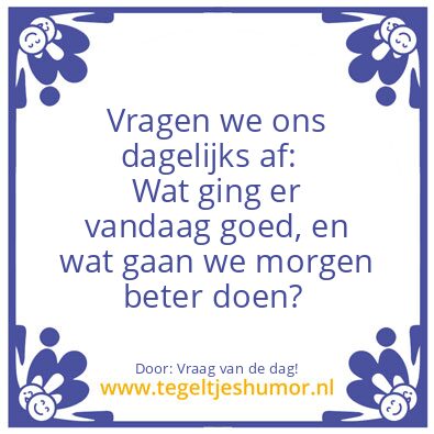 Tegeltje: serge van der wegen