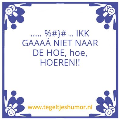 Tegeltje: Kut