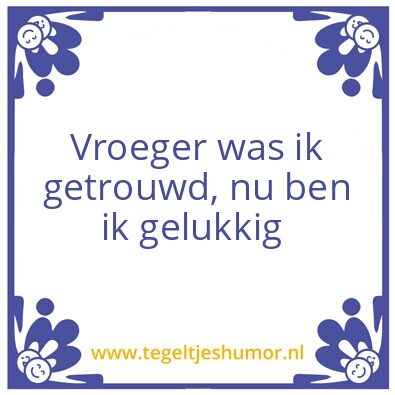 Tegeltje: Trouwen