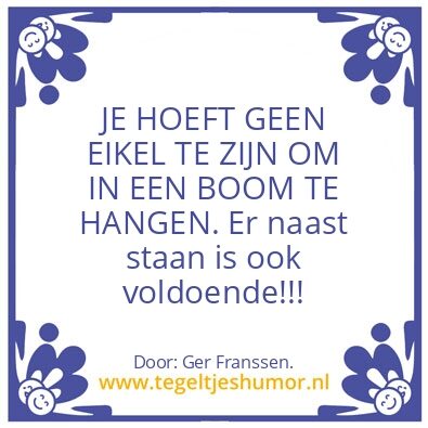 Tegeltje: Eikel