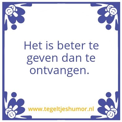 Tegeltje: .