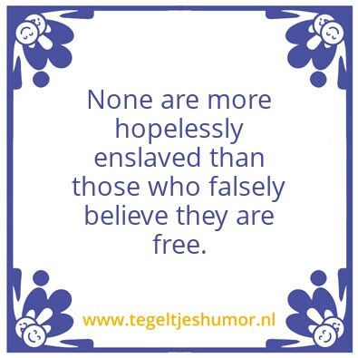 Tegeltje: hopelessly