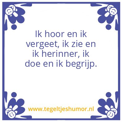 Tegeltje: Activeren