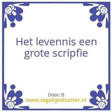 Tegeltje: A