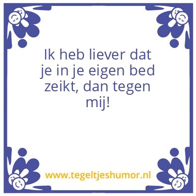 Tegeltje: Zeikt