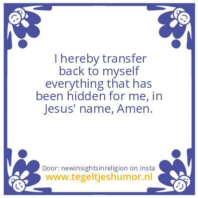 Tegeltje: What do you think about…