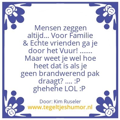 Tegeltje: Mensen