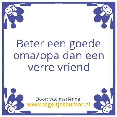 Tegeltje: spreuk