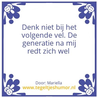 Tegeltje: GHOR wijsheid
