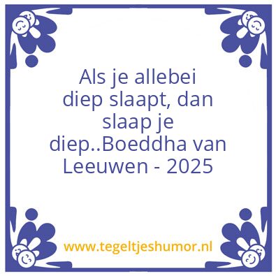 Tegeltje: Boedha