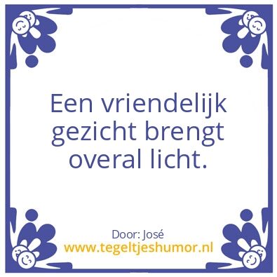 Tegeltje: spreuk.