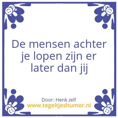 Tegeltje: Anti kutspreuk