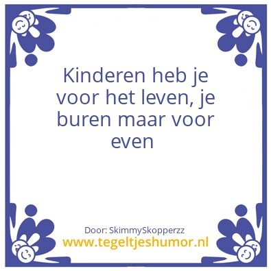 Tegeltje: Kinderen