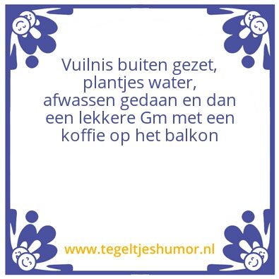 Tegeltje: Tegel