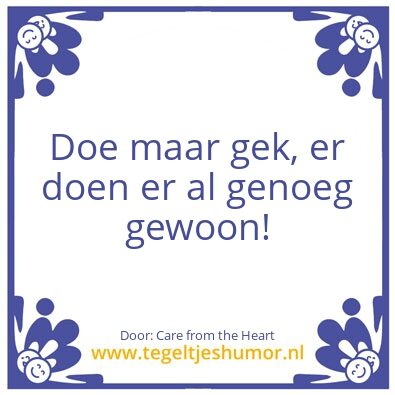 Tegeltje: Care from the Heart