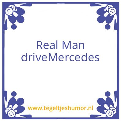 Tegeltje: Mercedes