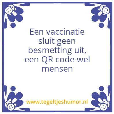 Tegeltje: QR