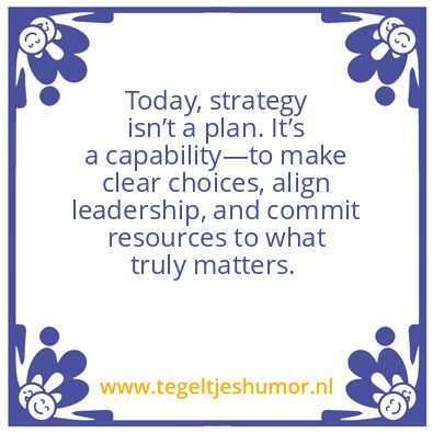 Tegeltje: strategy