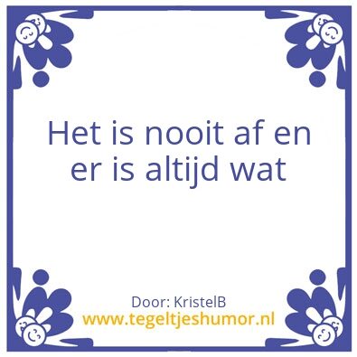 Tegeltje: Brigitte Kaandorp